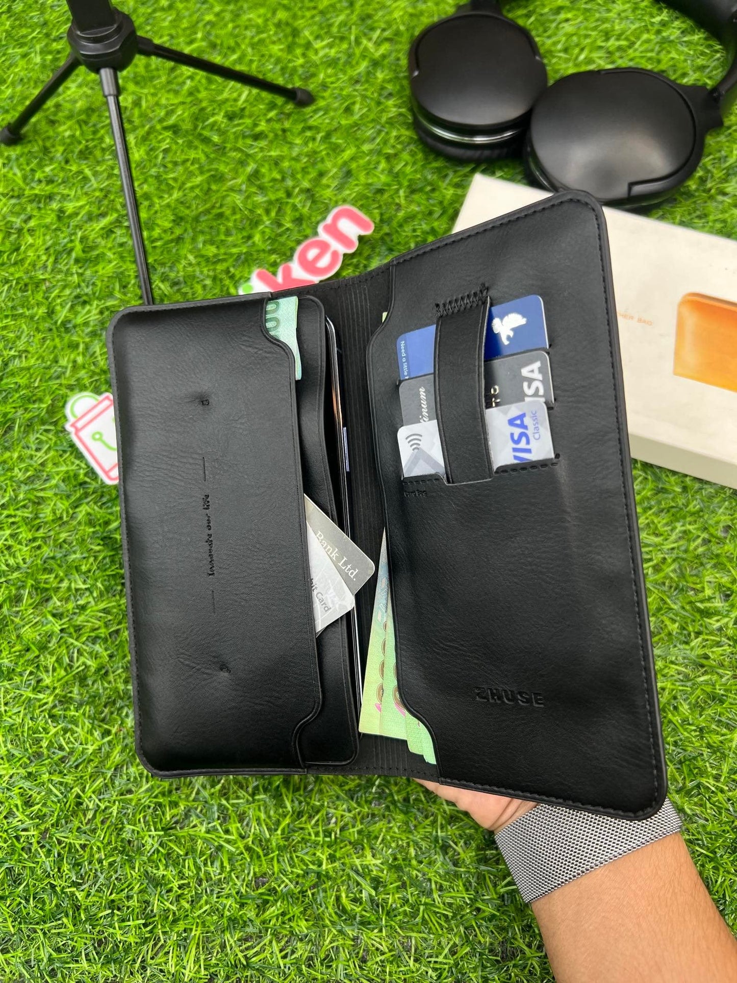 Heriken X Series Genuine Leather Long Wallet