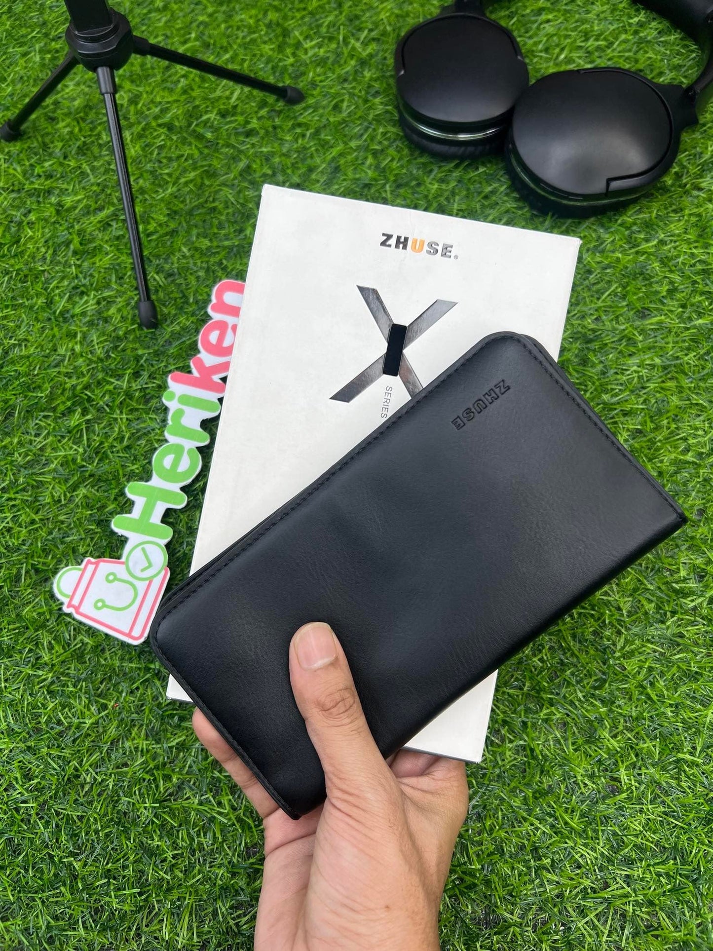 Heriken X Series Genuine Leather Long Wallet