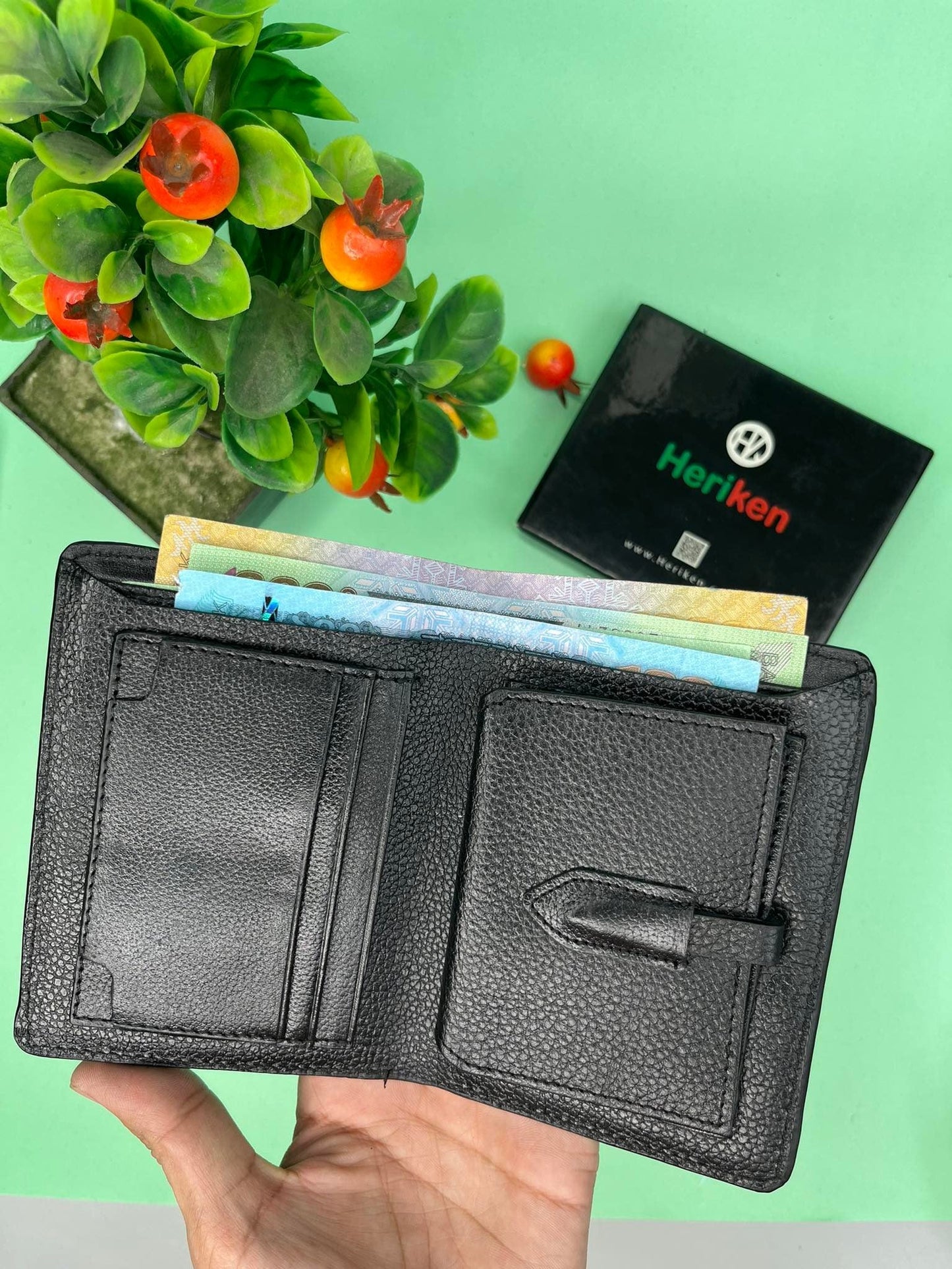 Premium Leather Wallet (Black)