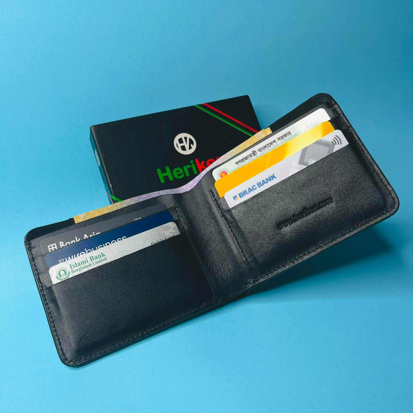 Handmade Sewing Original Cow Leather Wallet