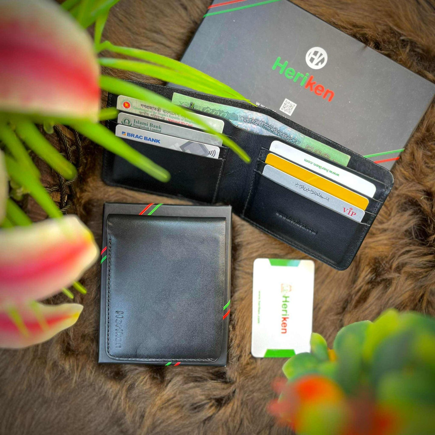 Handmade Sewing Original Cow Leather Wallet