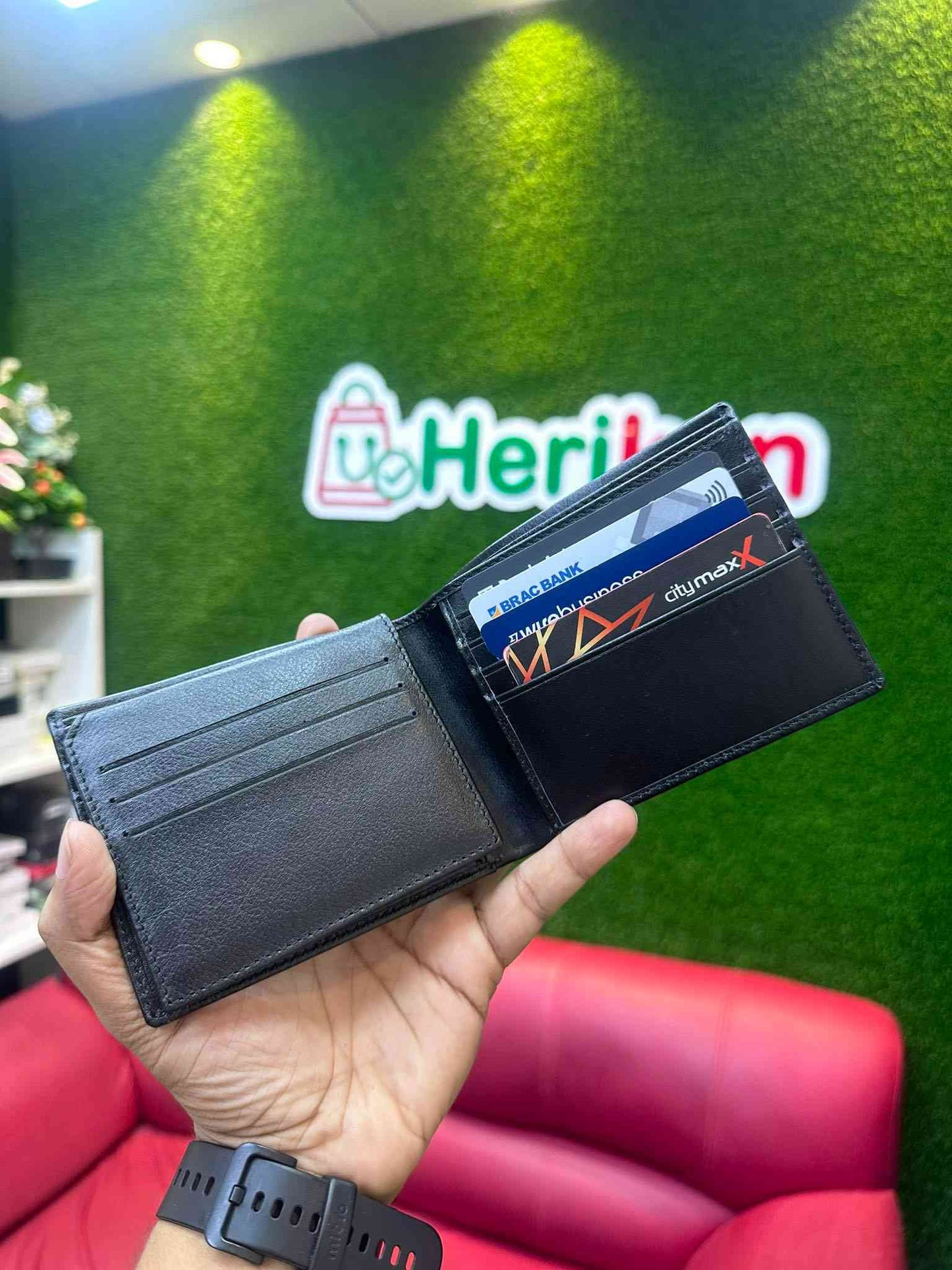 Genuine Leather Men's Formal Wallet